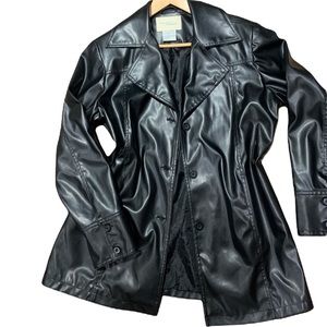 ✨ Vintage✨ Vegan Leather Jacket